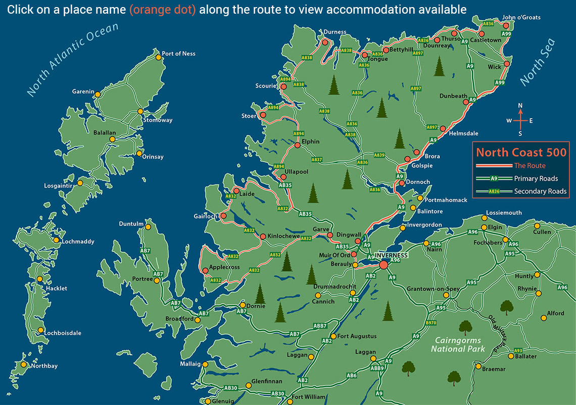 Inverness Map